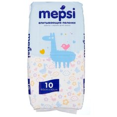 Одноразовые пеленки Mepsi 60х90 10 шт.