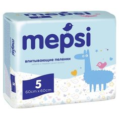 Одноразовые пеленки Mepsi 60х60 5 шт.
