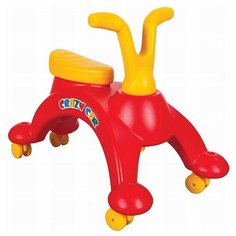 Каталка-толокар pilsan Crazy Car (07816) красный/желтый