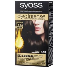 Syoss Oleo Intense Стойкая краска для волос, 2-10 Чёрно-каштановый