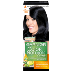 GARNIER Color Naturals стойкая питательная крем-краска для волос, 1+, Ультра черный