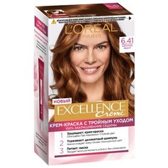 LOreal Paris Excellence стойкая крем-краска для волос, 6.41, Элегантный медный