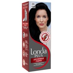Londa для Упрямой седины стойкая крем-краска для волос, 2/0 (11) черный