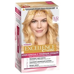 LOreal Paris Excellence стойкая крем-краска для волос, 9.32, Сенсационный блонд