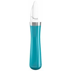 Электрическая пилка для ногтей Scholl Velvet Smooth голубой/белый