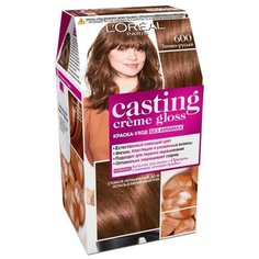 LOreal Paris Casting Creme Gloss стойкая краска-уход для волос, 600, Темно-русый