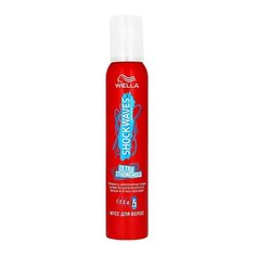 Wella Shockwaves мусс Ultra strong hold 200 мл