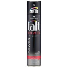 Taft Лак для волос Power Мегафиксация с кофеином, экстрасильная фиксация, 225 мл