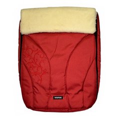Конверт-мешок Womar Snowflake в коляску 95 см 4/2 красный