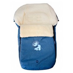 Конверт-мешок Womar S77 Exlusive Lion melange fabric в коляску 95 см синий
