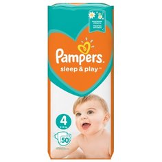 Pampers подгузники Sleep&Play 4 (9-14 кг) 50 шт.