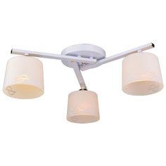 Люстра РОССвет РС18260 WT+FG/3C, E27, 180 Вт