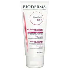 Bioderma гель пенящийся очищающий Sensibio DS+, 200 мл