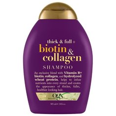 OGX шампунь Thick & Full+ Biotin & Collagen для лишенных объема и тонких волос 385 мл