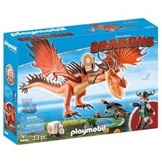 Набор с элементами конструктора Playmobil Dragons 9459 Сморкала и Кривоклык