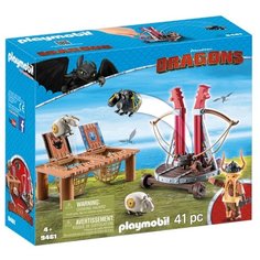 Набор с элементами конструктора Playmobil Dragons 9461 Плевака и Вепр