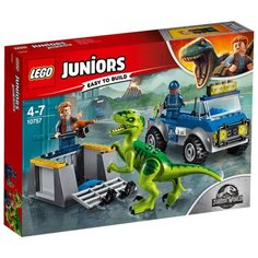 Конструктор LEGO Juniors 10757 Грузовик спасателей для перевозки Раптора