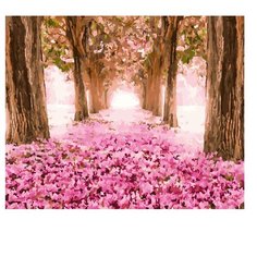 Molly Картина по номерам "Цветение сакуры" 40х50 см (KH0219)