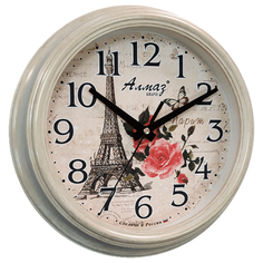 Часы настенные кварцевые Алмаз C23 бежевый