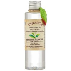 Organic TAI Face massage oil Green tea, jojoba & sweet almond Массажное масло для лица Зеленый чай, жожоба и сладкий миндаль, 120 мл