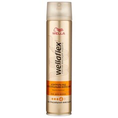 Wella Лак для волос Wellaflex Контроль над непослушными волосами экстрасильной фиксации, экстрасильная фиксация, 250 мл