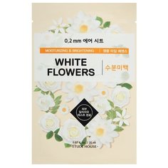 Etude House тканевая маска 0.2 Therapy Air Mask White Flowers с экстрактом белых цветов, 20 мл
