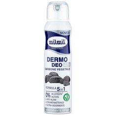 Дезодорант спрей Milmil Dermo with Carbone vegetale, 150 мл