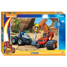 Пазл Step puzzle Никелодеон MAXI Вспыш и чудо-машинки (91238), 35 дет.