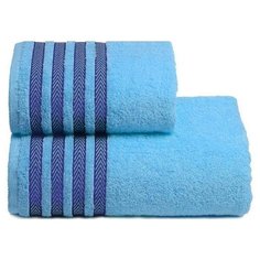 ДМ Полотенце Zefiro банное 70х130 см голубой