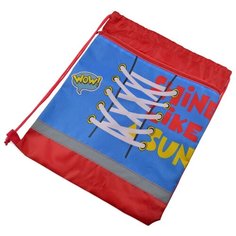 BG Мешок для обуви Мега-Кед, 34х41.5 см красный/синий BG®
