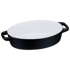 Форма для запекания керамическая Attribute Vintage Black AFC107 (27х16х6 см) черный/белый