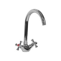 Смеситель для кухни (мойки) Mixline ML10-032 двухрычажный хром