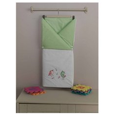 Конверт-одеяло Kidboo Singer Birds 90 см зеленый