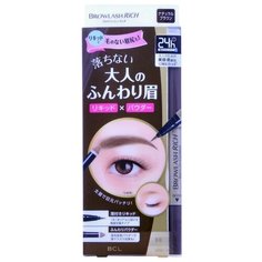 BCL карандаш+подводка водостойкая жидкая Browlash Rich Beauty Lift W Eyebrow для лифтинг-макияжа, оттенок коричневый