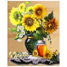 Color Kit Картина по номерам "Подсолнухи с медом" 40х50 см (DER017)