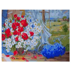 Color Kit Картина по номерам "Полевые цветы" 40х50 см (CG654)