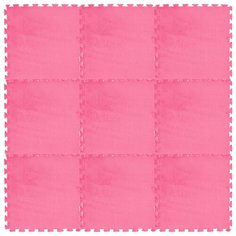 Коврик-пазл Meitoku мозаика из микрофибры 30x30 9 деталей