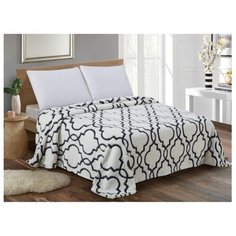 Покрывало Guten Morgen Шерпа жаккард Альба, 150 x 200 см белый