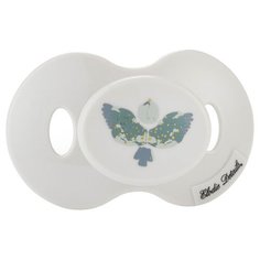 Пустышка силиконовая ортодонтическая Elodie Details Watercolor Wings 3+ м (1 шт.) белый/голубой