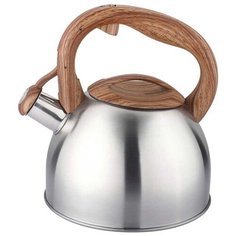 Appetite Чайник со свистком LKD-4125BR 2,5 л серебристый/коричневый