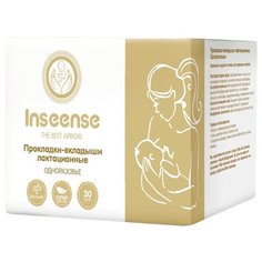 Inseense Прокладки-вкладыши лактационные одноразовые белый 30 шт.