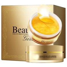 HANKEY Омолаживающие гидрогелевые патчи с золотом и коллагеном Beauty Golden (60 шт.)