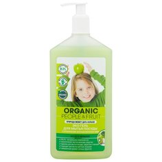 Organic People Гель для мытья посуды Зелёное яблоко и киви 0.5 л с дозатором