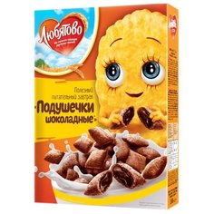Готовый завтрак Любятово Подушечки шоколадные, коробка, 250 г