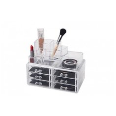 HOMSU Органайзер акриловый для косметики на 14 секций Standard прозрачный