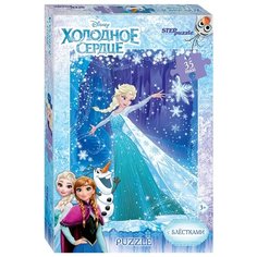 Пазл Step puzzle Disney Холодное сердце Глиттер (91231), 35 дет.