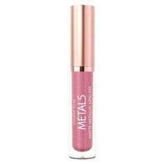 Golden Rose Блеск для губ Matte Metallic Lipgloss, 55 Dusty Pink