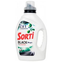 Гель Sorti Black magic 2 в 1, 1.3 л, бутылка