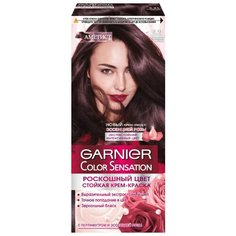 GARNIER Color Sensation стойкая крем-краска для волос, 5.21 Пурпурный Аметист