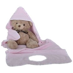 BabyBunny Полотенце фартук банное 70х140 см розовое